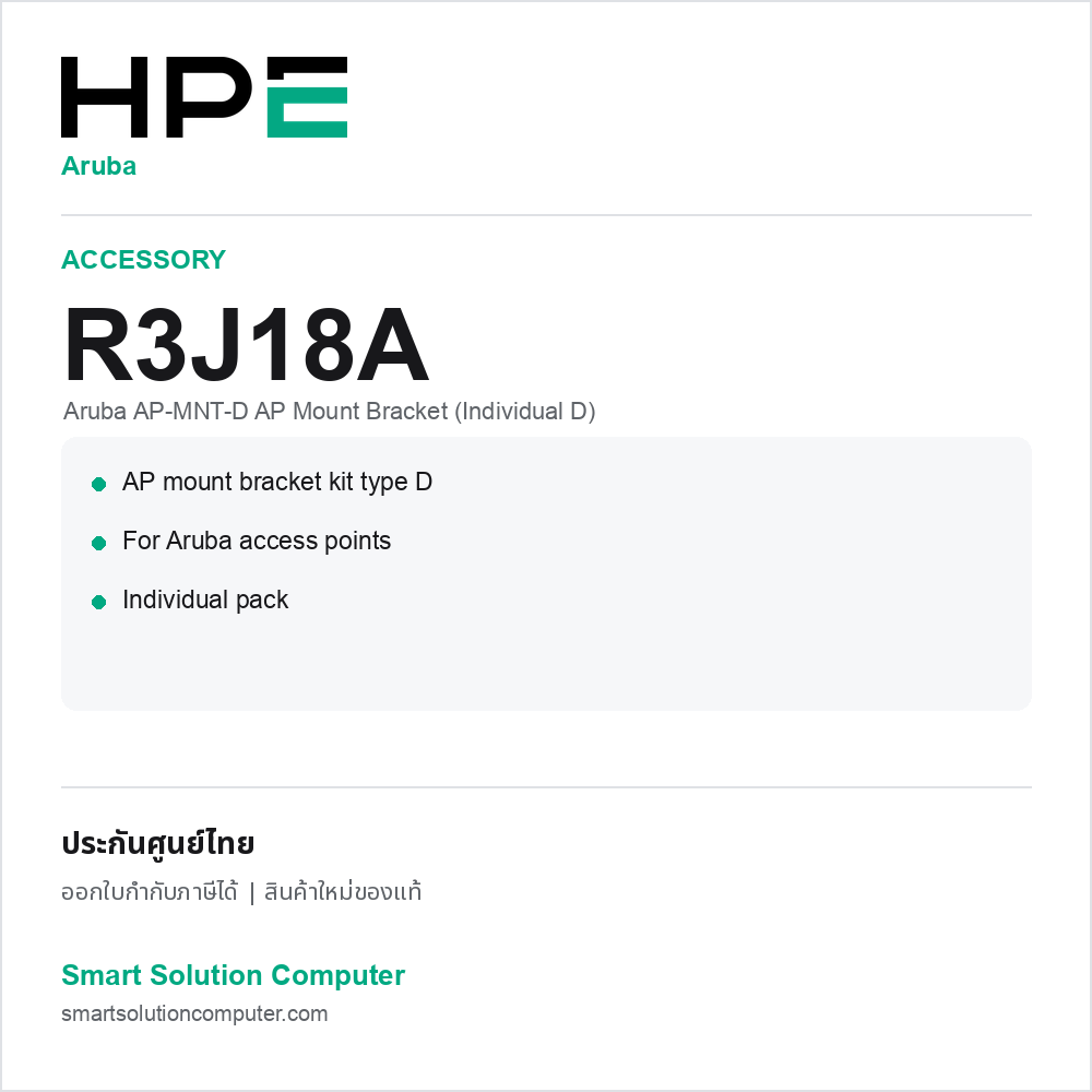 Aruba AP-MNT-D AP Mount Bracket (Individual D) (R3J18A)